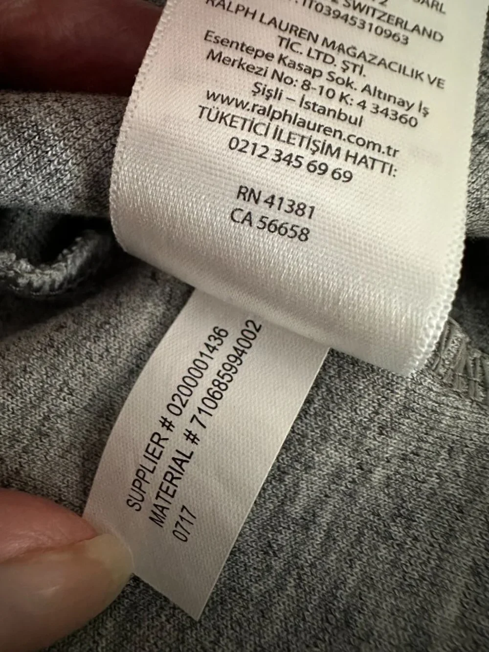 Polo Ralph Lauren Men's Heather Gray Fleece Pullover Hoodie M Black Pony Logo